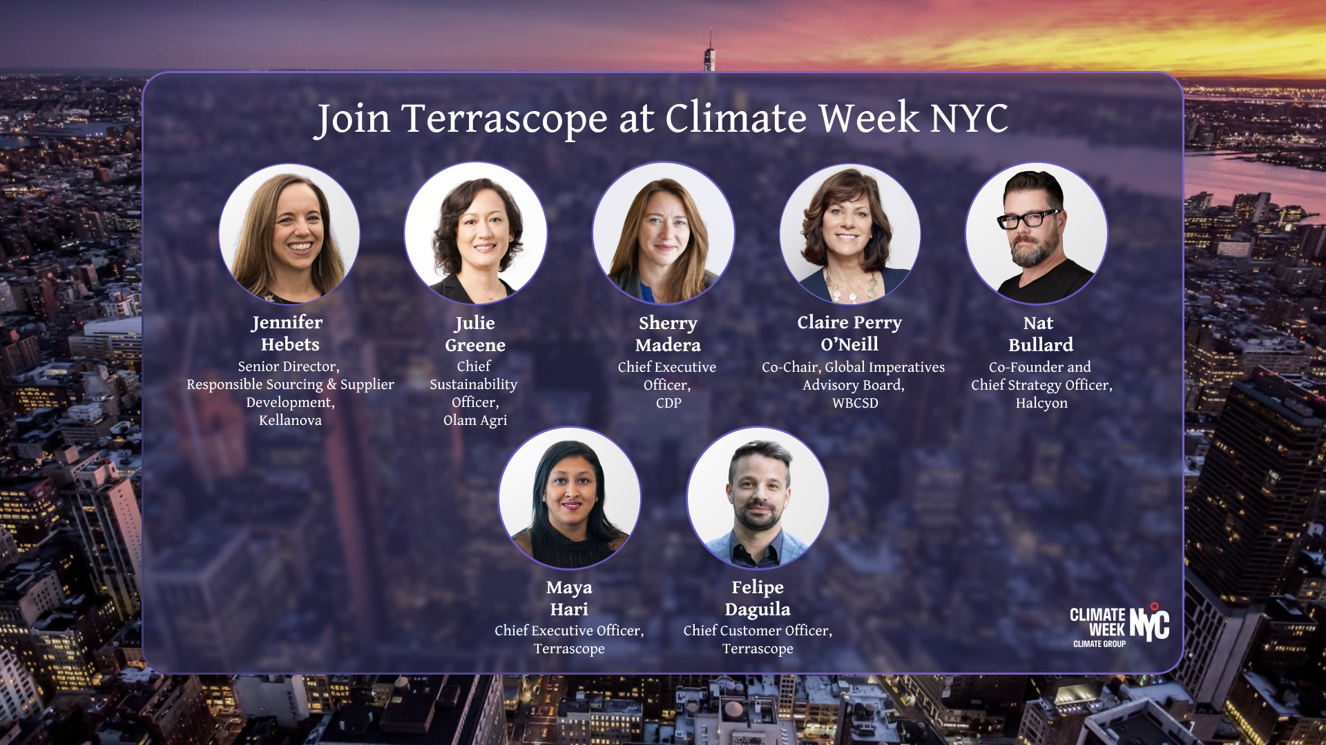 Climate Week NYC - Sept 2024